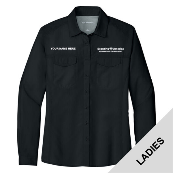 LW960 - EMB - BSAE119 - Ladies Long Sleeve Daybreak Shirt Thumbnail